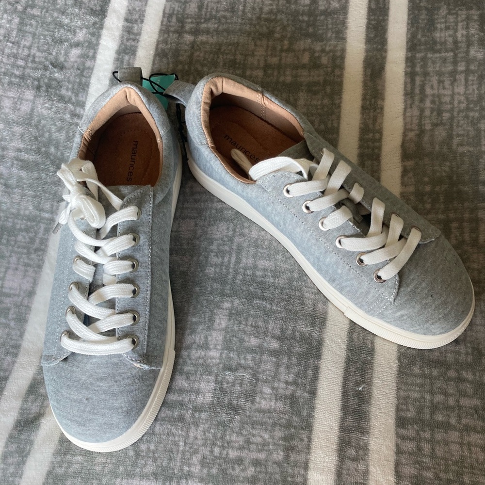New, Never Worn Women’s Maurices Gray Casual Sneakers - Size 8.5
